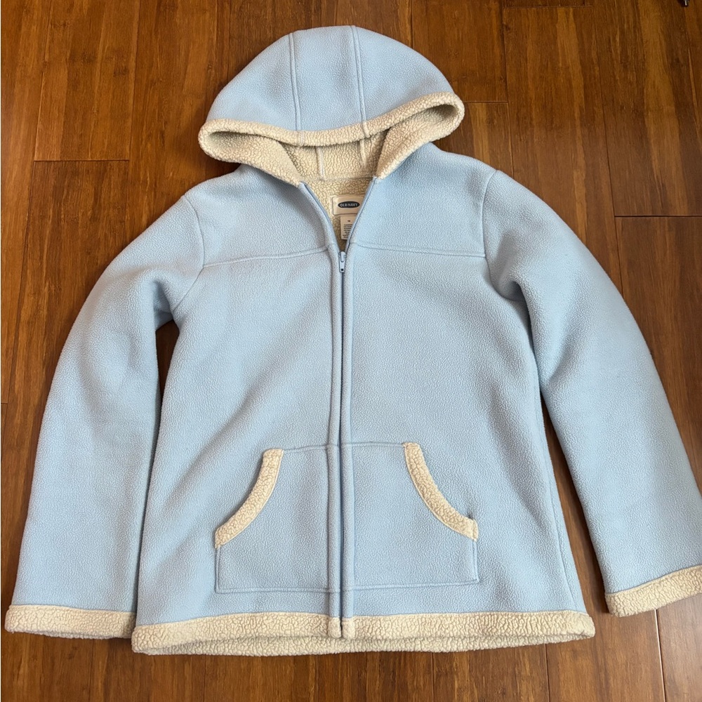 Old Navy Girls Blue Fleece Jacket Size 16